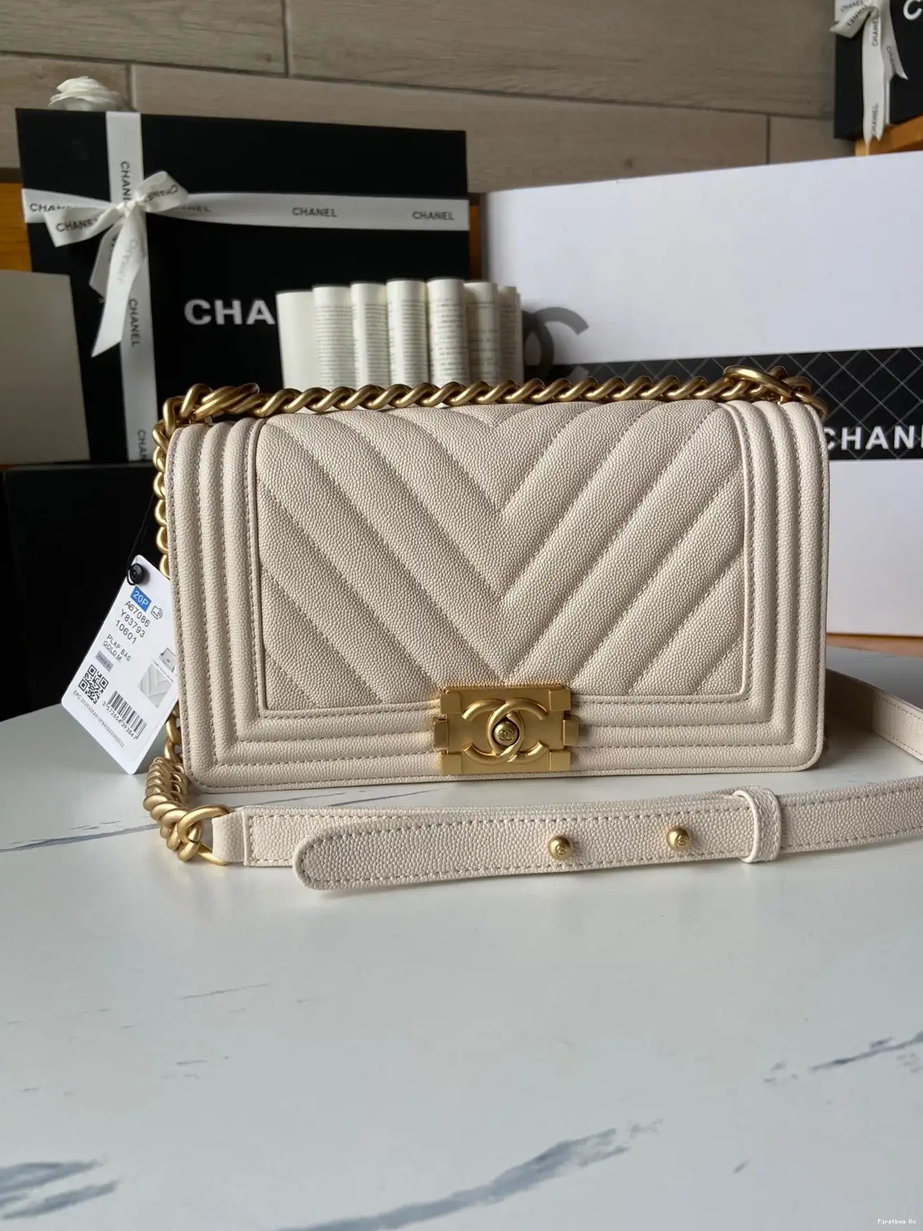 Firstbag Ru BOY CHANEL BAG 25CM 20CM 0602